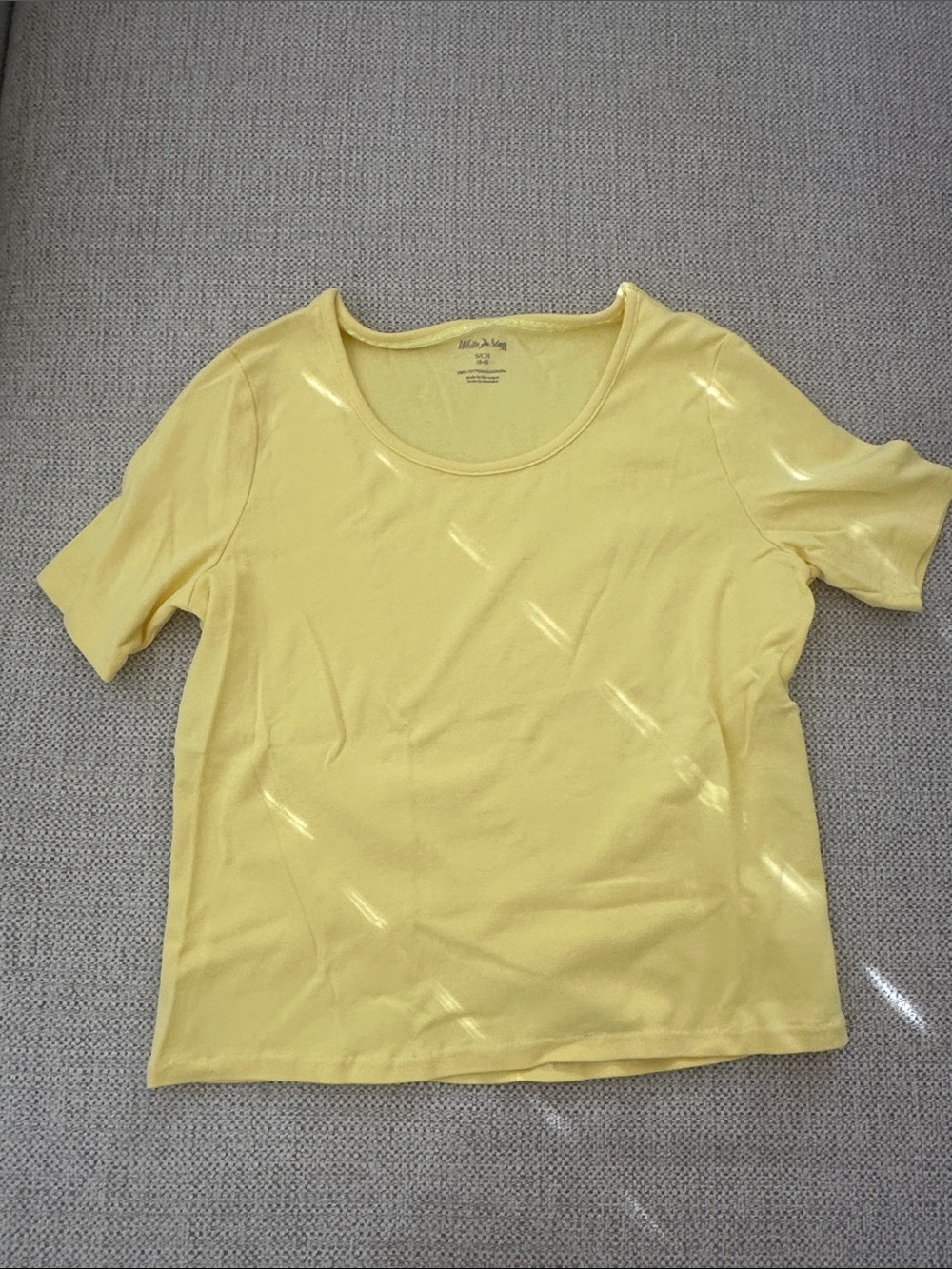 White Stag Yellow Short Sleeve Tee